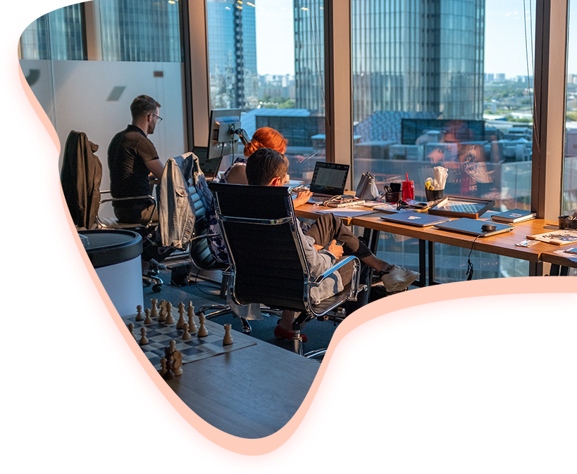 Two Girls working together